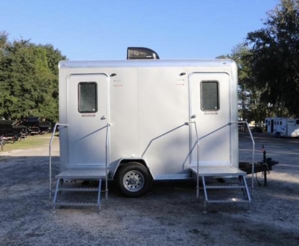 How to Setup a Portable Restroom Trailer at Construction Sites