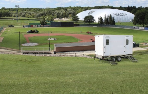 Why Portable Luxury Restroom Trailers Are Essential for Sporting Events