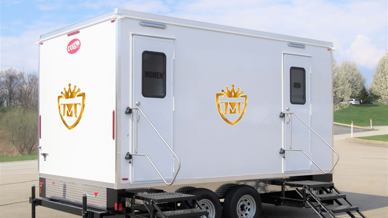 The Mobile Throne Portable Restroom Trailers